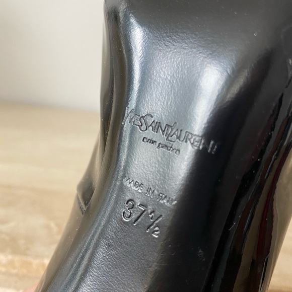 YSL Black Patent Leather Heels - Picture 4 of 6